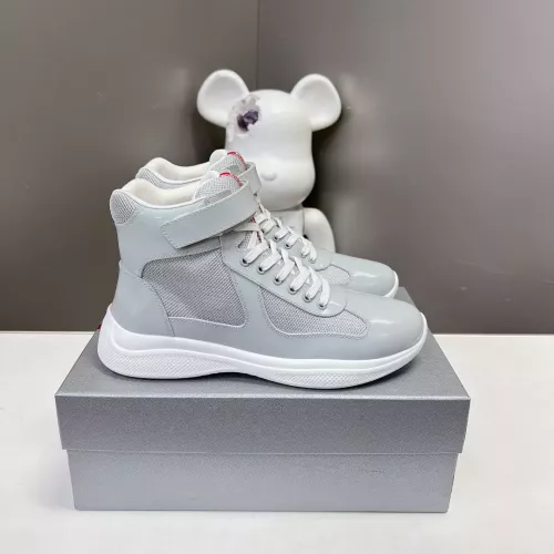 Replica Prada High Top Shoes For Women #1285542 $122.00 USD for Wholesale