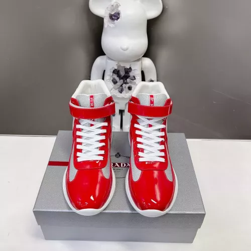 Replica Prada High Top Shoes For Women #1285550 $122.00 USD for Wholesale