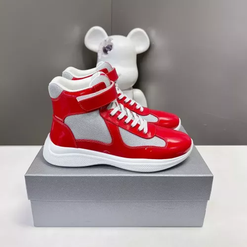 Replica Prada High Top Shoes For Women #1285550 $122.00 USD for Wholesale