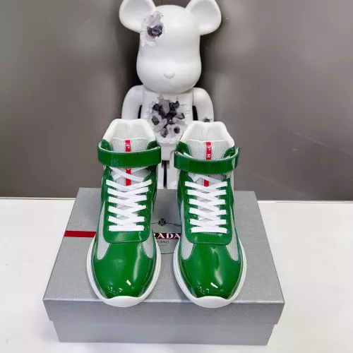 Replica Prada High Top Shoes For Men #1285553 $122.00 USD for Wholesale