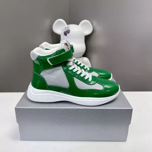 Replica Prada High Top Shoes For Men #1285553 $122.00 USD for Wholesale