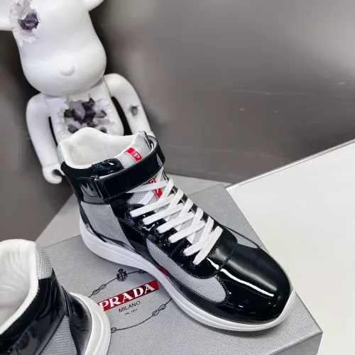 Replica Prada High Top Shoes For Men #1285555 $122.00 USD for Wholesale