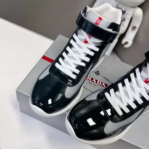 Replica Prada High Top Shoes For Women #1285556 $122.00 USD for Wholesale