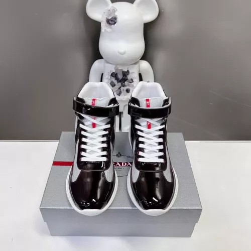 Replica Prada High Top Shoes For Men #1285557 $122.00 USD for Wholesale