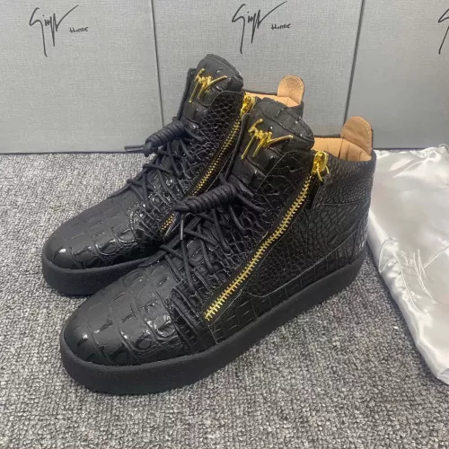 Wholesale Giuseppe Zanotti High Tops Shoes For Men #1285570 $102.00 USD, Wholesale Quality Replica Giuseppe Zanotti High Tops Shoes