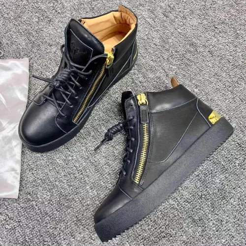 Wholesale Giuseppe Zanotti High Tops Shoes For Men #1285574 $98.00 USD, Wholesale Quality Replica Giuseppe Zanotti High Tops Shoes