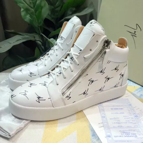 Wholesale Giuseppe Zanotti High Tops Shoes For Men #1285576 $98.00 USD, Wholesale Quality Replica Giuseppe Zanotti High Tops Shoes