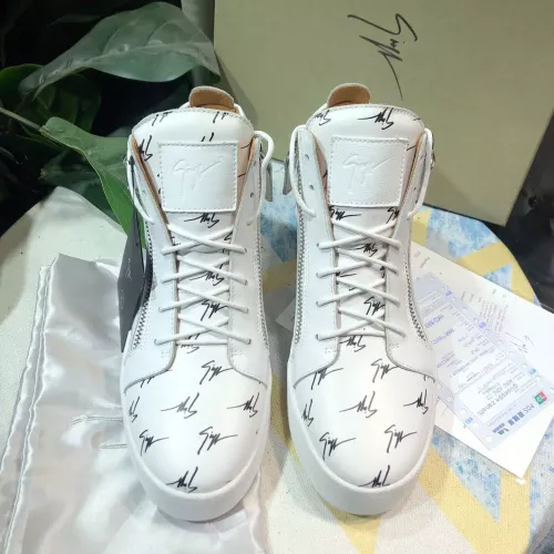 Replica Giuseppe Zanotti High Tops Shoes For Men #1285576 $98.00 USD for Wholesale