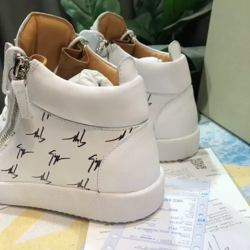 Replica Giuseppe Zanotti High Tops Shoes For Women #1285577 $98.00 USD for Wholesale