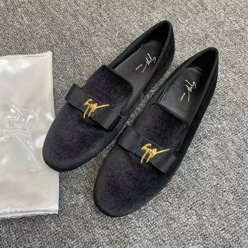 Wholesale Giuseppe Zanotti GZ Leather Shoes For Men #1285580 $56.00 USD, Wholesale Quality Replica Giuseppe Zanotti GZ Leather Shoes