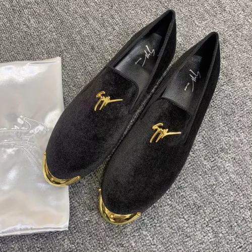 Wholesale Giuseppe Zanotti GZ Leather Shoes For Women #1285583 $56.00 USD, Wholesale Quality Replica Giuseppe Zanotti GZ Leather Shoes