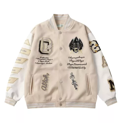 Wholesale Off-White Jackets Long Sleeved For Unisex #1285771 $80.00 USD, Wholesale Quality Replica Off-White Jackets