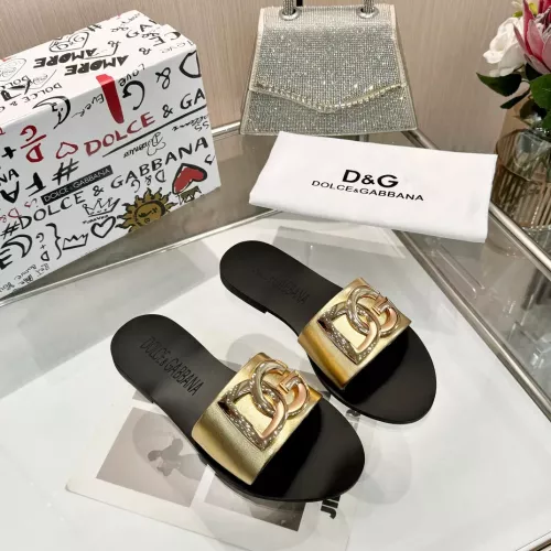 Wholesale Dolce &amp; Gabbana D&amp;G Slippers For Women #1285845 $68.00 USD, Wholesale Quality Replica Dolce &amp; Gabbana D&amp;G Slippers