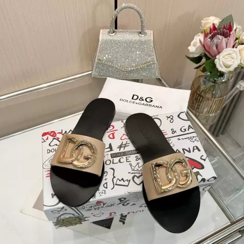 Replica Dolce & Gabbana D&G Slippers For Women #1285846 $68.00 USD for Wholesale