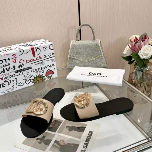 Replica Dolce & Gabbana D&G Slippers For Women #1285846 $68.00 USD for Wholesale