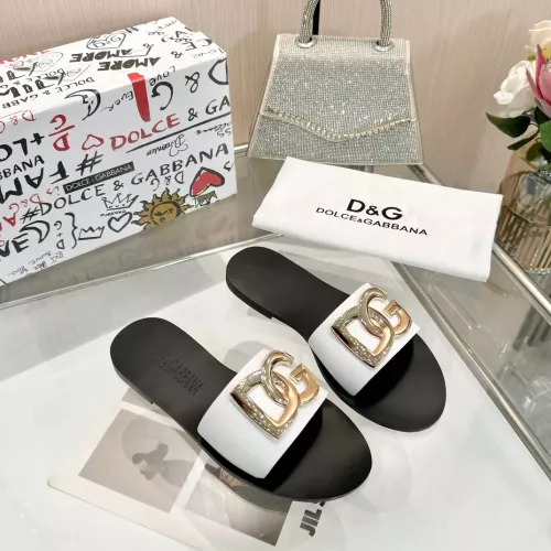 Wholesale Dolce &amp; Gabbana D&amp;G Slippers For Women #1285847 $68.00 USD, Wholesale Quality Replica Dolce &amp; Gabbana D&amp;G Slippers