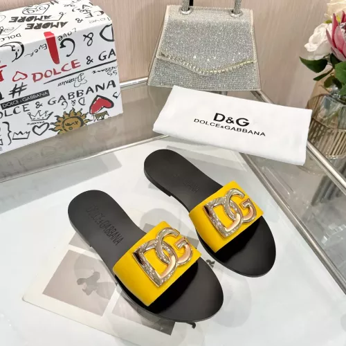 Wholesale Dolce &amp; Gabbana D&amp;G Slippers For Women #1285849 $68.00 USD, Wholesale Quality Replica Dolce &amp; Gabbana D&amp;G Slippers