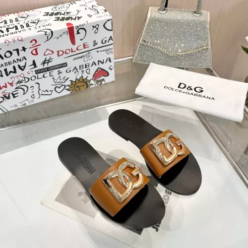 Wholesale Dolce &amp; Gabbana D&amp;G Slippers For Women #1285850 $68.00 USD, Wholesale Quality Replica Dolce &amp; Gabbana D&amp;G Slippers