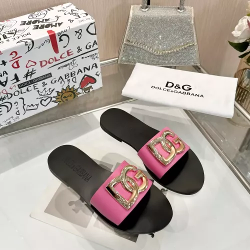 Wholesale Dolce &amp; Gabbana D&amp;G Slippers For Women #1285853 $68.00 USD, Wholesale Quality Replica Dolce &amp; Gabbana D&amp;G Slippers