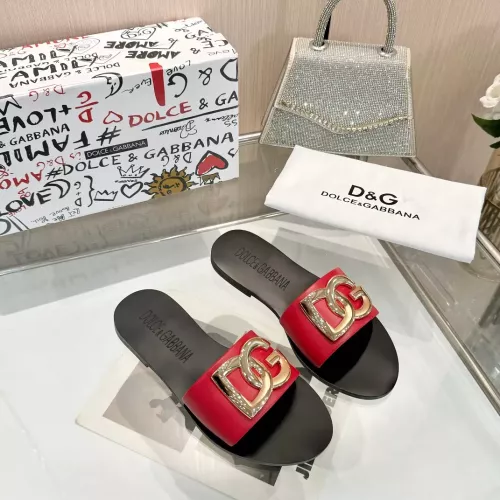 Wholesale Dolce &amp; Gabbana D&amp;G Slippers For Women #1285856 $68.00 USD, Wholesale Quality Replica Dolce &amp; Gabbana D&amp;G Slippers