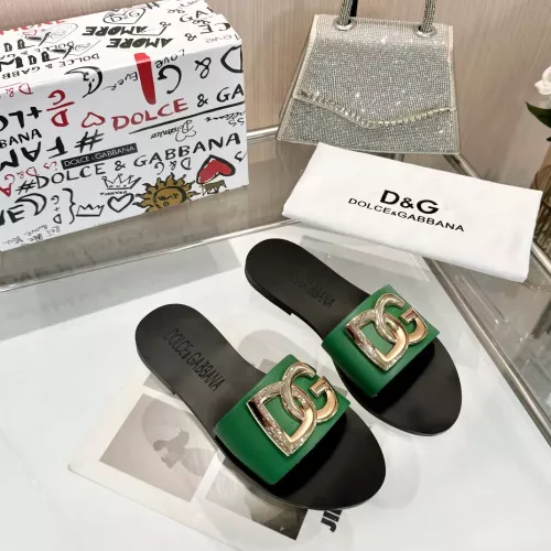 Wholesale Dolce &amp; Gabbana D&amp;G Slippers For Women #1285858 $68.00 USD, Wholesale Quality Replica Dolce &amp; Gabbana D&amp;G Slippers