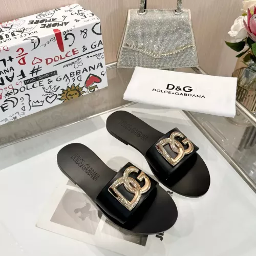 Wholesale Dolce &amp; Gabbana D&amp;G Slippers For Women #1285859 $68.00 USD, Wholesale Quality Replica Dolce &amp; Gabbana D&amp;G Slippers