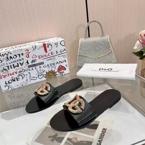 Replica Dolce & Gabbana D&G Slippers For Women #1285859 $68.00 USD for Wholesale