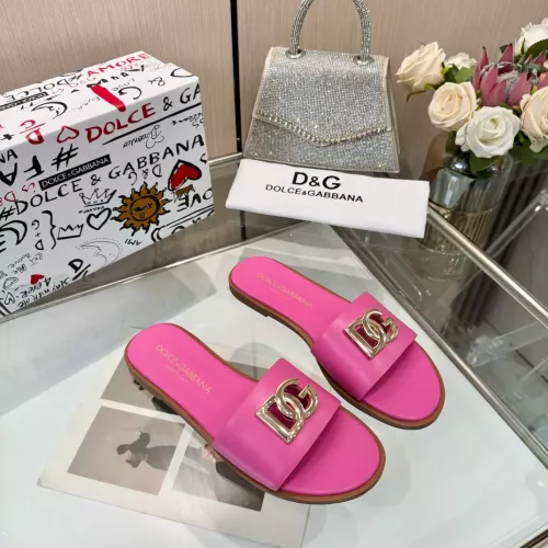 Wholesale Dolce &amp; Gabbana D&amp;G Slippers For Women #1285864 $72.00 USD, Wholesale Quality Replica Dolce &amp; Gabbana D&amp;G Slippers