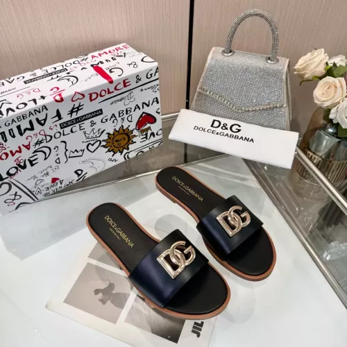 Wholesale Dolce &amp; Gabbana D&amp;G Slippers For Women #1285870 $72.00 USD, Wholesale Quality Replica Dolce &amp; Gabbana D&amp;G Slippers