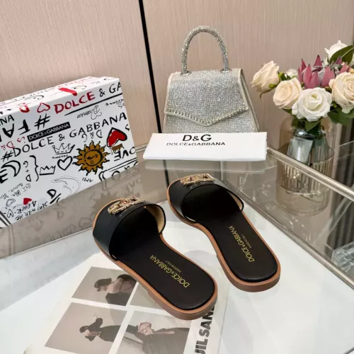 Replica Dolce & Gabbana D&G Slippers For Women #1285870 $72.00 USD for Wholesale