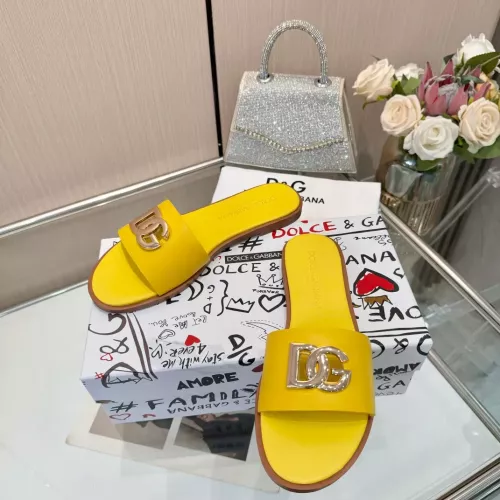 Wholesale Dolce &amp; Gabbana D&amp;G Slippers For Women #1285871 $72.00 USD, Wholesale Quality Replica Dolce &amp; Gabbana D&amp;G Slippers