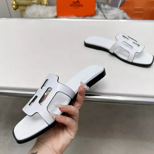 Replica Hermes Slippers For Women #1285884 $85.00 USD for Wholesale