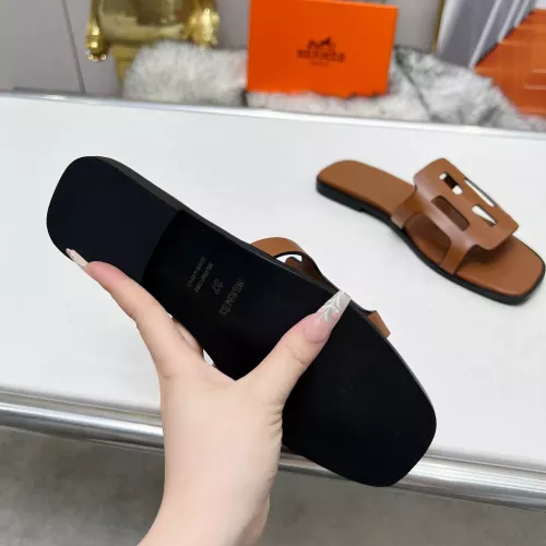 Replica Hermes Slippers For Women #1285888 $85.00 USD for Wholesale