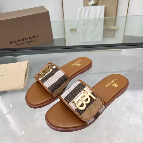 Wholesale Burberry Slippers For Women #1285893 $85.00 USD, Wholesale Quality Replica Burberry Slippers