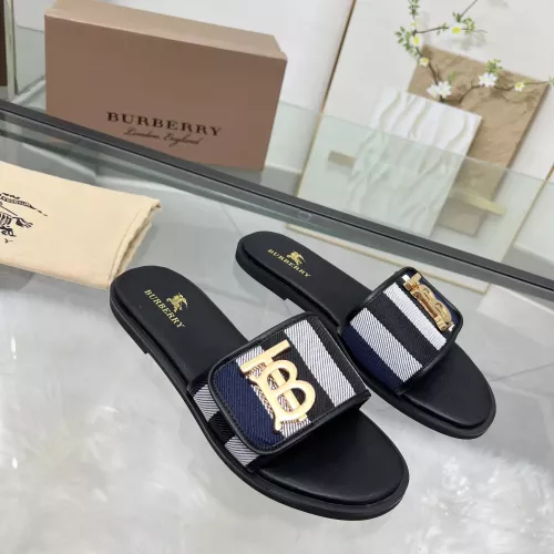 Replica Burberry Slippers For Women #1285896 $85.00 USD for Wholesale