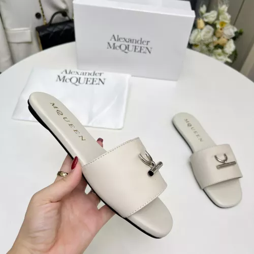 Replica Alexander McQueen Slippers For Women #1285907 $72.00 USD for Wholesale