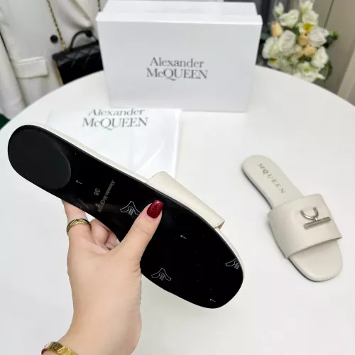 Replica Alexander McQueen Slippers For Women #1285907 $72.00 USD for Wholesale