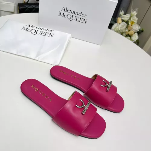 Replica Alexander McQueen Slippers For Women #1285910 $72.00 USD for Wholesale