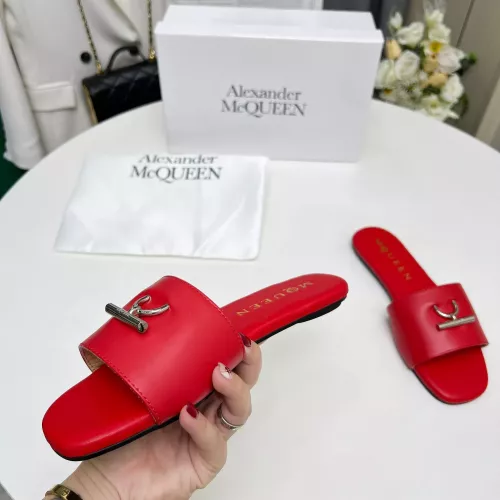 Replica Alexander McQueen Slippers For Women #1285911 $72.00 USD for Wholesale