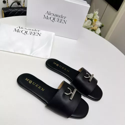 Replica Alexander McQueen Slippers For Women #1285913 $72.00 USD for Wholesale