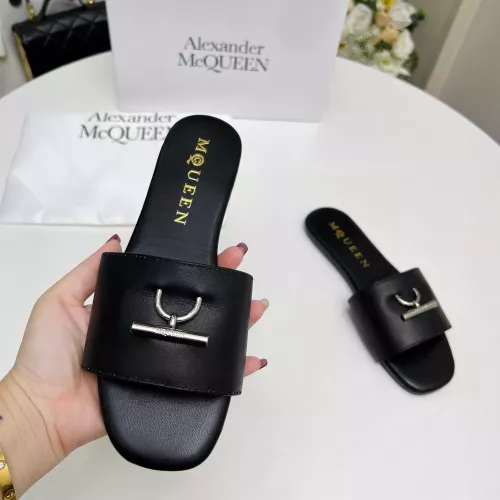 Replica Alexander McQueen Slippers For Women #1285913 $72.00 USD for Wholesale