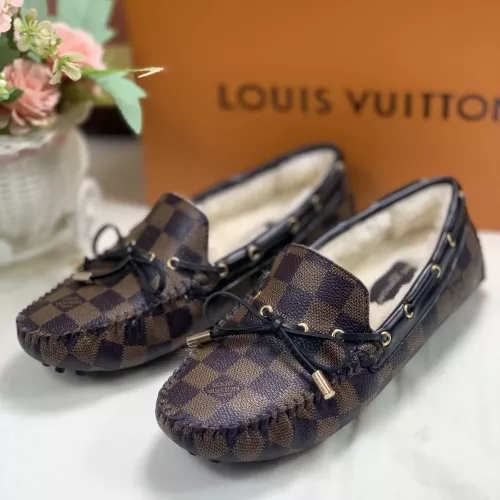 Wholesale Louis Vuitton LV Oxfords Shoes For Women #1285981 $85.00 USD, Wholesale Quality Replica Louis Vuitton LV Oxfords Shoes