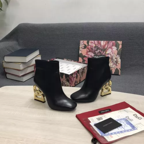 Replica Dolce & Gabbana D&G Boots For Women #1286156 $160.00 USD for Wholesale