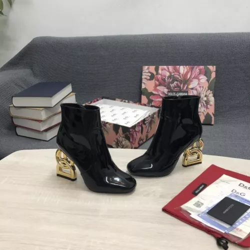 Replica Dolce & Gabbana D&G Boots For Women #1286158 $160.00 USD for Wholesale