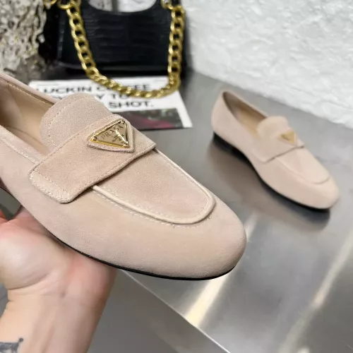 Replica Prada Leather Shoes For Women #1286194 $102.00 USD for Wholesale