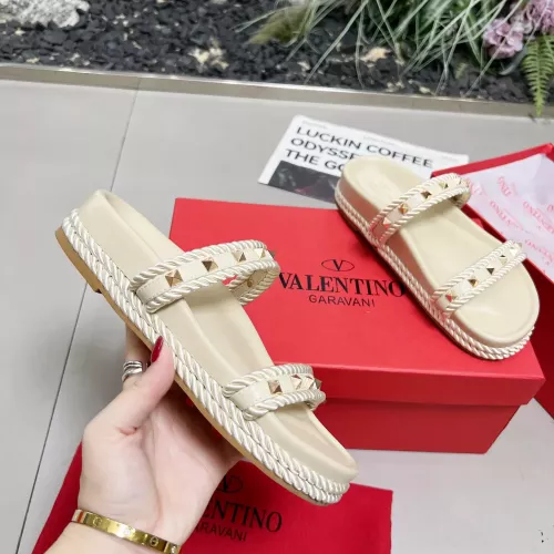 Replica Valentino Slippers For Women #1286199 $82.00 USD for Wholesale