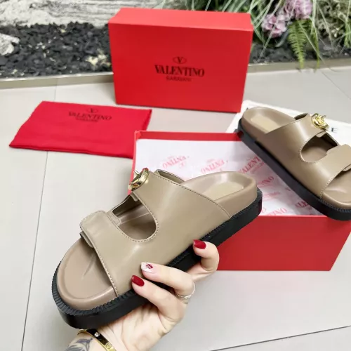 Replica Valentino Slippers For Women #1286203 $88.00 USD for Wholesale