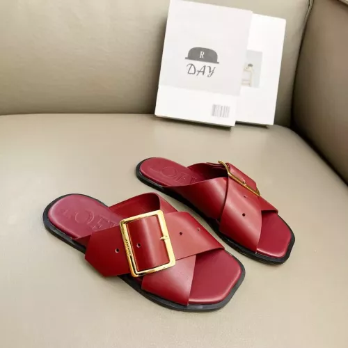 Wholesale LOEWE Slippers For Women #1286248 $76.00 USD, Wholesale Quality Replica LOEWE Slippers