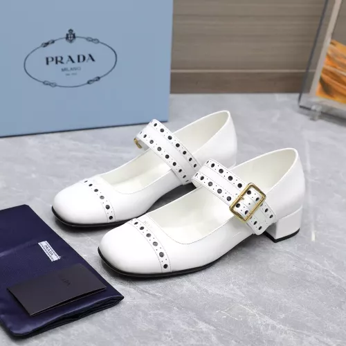 Wholesale Prada High-heeled Shoes For Women #1286254 $115.00 USD, Wholesale Quality Replica Prada High-heeled Shoes