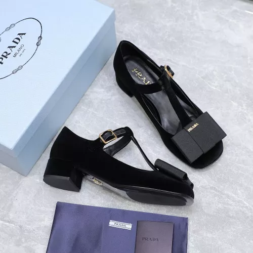 Replica Prada High-heeled Shoes For Women #1286256 $115.00 USD for Wholesale